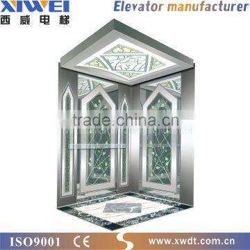 XIWEI 450kgs Small Passenger Construction Or Home Villa Elevator photo-2