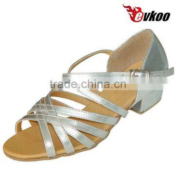 top-quality latin ballroom dance shoes for little girl pu or satin material wholesale