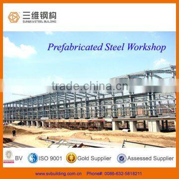 steel construction building for warehouse