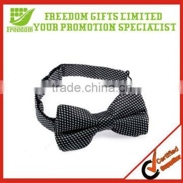 Eco-friendly Material Top Quality Logo Printed Bow Tie for Men