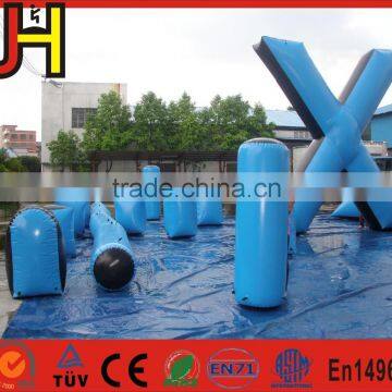 Most Popular Selling Attractive PVC Inflatable Paintball Bunker Shooting Types for Outdoor Activities