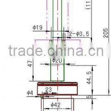 High Speed Spandex Yarn Covering Machine Straight Hollow Spindle photo-2