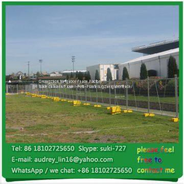 Multi applications temporary fencing powder coated movable fence