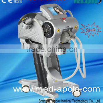 IPL SHR new technology for fast painless hair removal HS 300C by shanghai med apolo medical