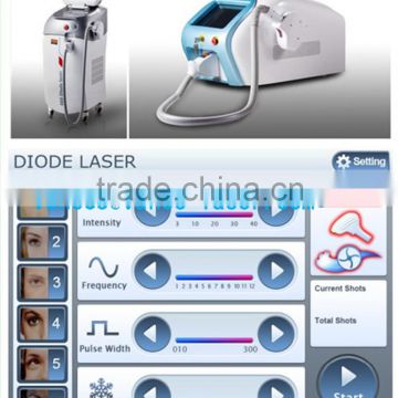 2015 newest Diode Laser 808 laser epilation machine hot in Italy