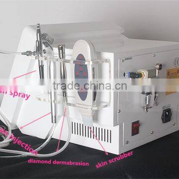 NL-SPA400 2016 Hot On Dermabrasion Skin Scrubber Micordermabrasion and Vacuum Oxygen Injector Sprayer Acne Removal photo-3