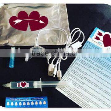 USB Led Home Teeth Whitening Kits Teeth Whitening Light suit for Iphone/Smart Phone/Android/IOS