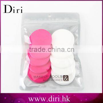 Amazon Hot Selling Cosmetic Puff Round Facial Cleaning Makeup Puff Cheap Cosmetics Sponge Puff photo-5