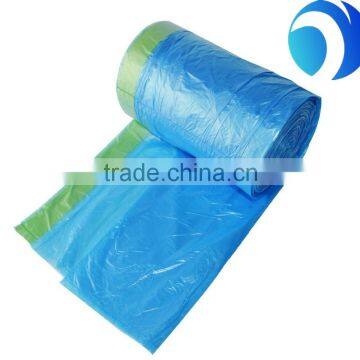 Custom printed drawstring plastic garbage bags