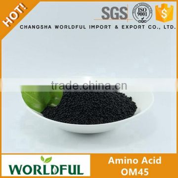 China compound granular npk OM45% organic fertilizer for plant base fertilizer