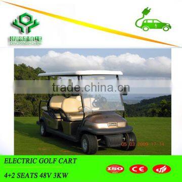 American Style and Spare Part Electric 6 Seats Golf Car