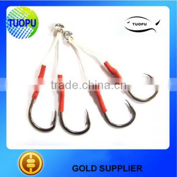 Wholesale stainless steel fish double hooks,jig assist hooks