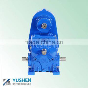 WPEDX WPWED100/155 Ratio 400/500/600 2 stage worm gear box stepper motor with gear reducer
