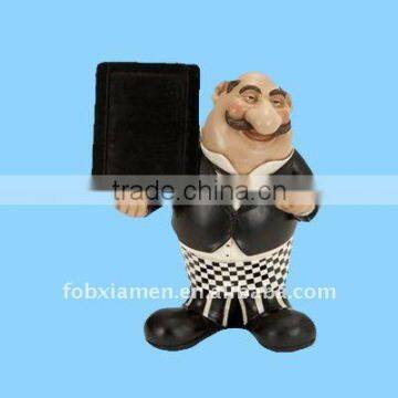 Decorative fat chef chalk menu board