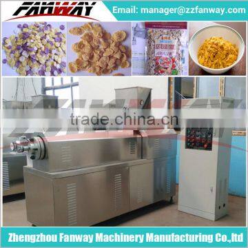 Factory direct good taste corn flakes making processing line/snacks making line