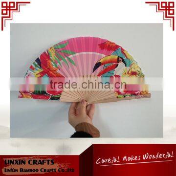 03 23cm spanish wooden fan hand fan plastic spanish fan home decoration business gift promotional gift