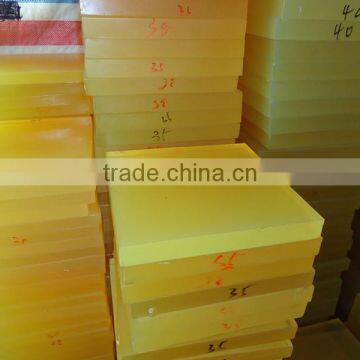 cast color urethane chock resistant sheet board