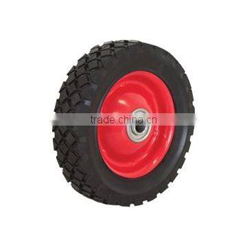 Top quality semi pneumatic rubber tyred wheels