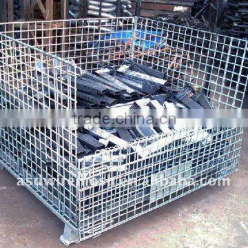 foldable wire mesh container