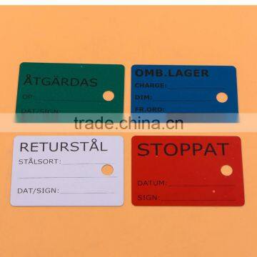 logo printing aluminum custom metal tags