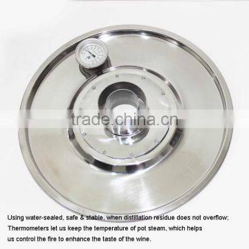 Large Capa!65L Household Stainless Steel Water Seal Alochol Distiller For Sale Home Wine Distiller Distillation/Brewing Device photo-5