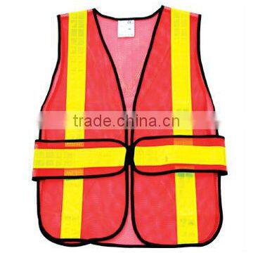 100% polyester reflective vest