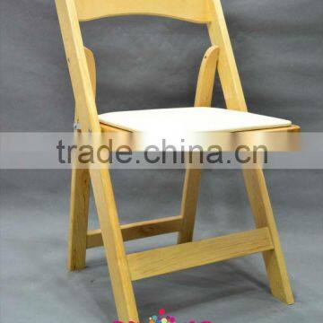 wholesale wooden padded folding chair, used wedding folding chairs