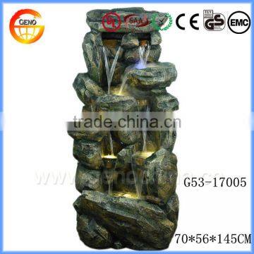 rock garden water feature resin crafts fountain