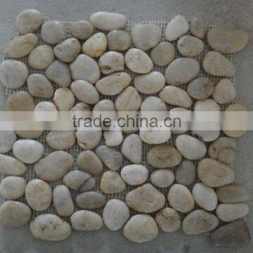 Polished Mixed Color Pebble Mesh Tiles photo-5