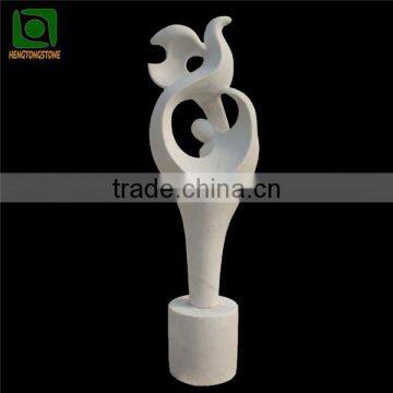 White Marble Stone Abstract Statue Carving photo-5