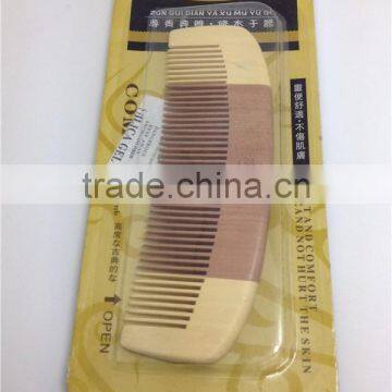100% Nature Nanmu Wooden Combs 13.7*4.5