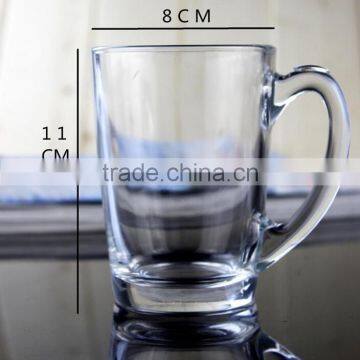 Promotion drinking glass mug , water glass mug , with color box package or decal printing available