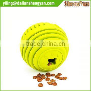 Smart treat chew ball,rubber toy ball for dog