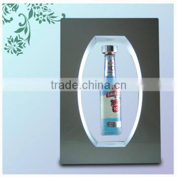 Maglev Revolve Wine Bottle Display Stand, Cool Magnetic Suspension Bottle Display Stand For Supermarket