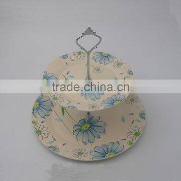 Chinese Factory Bamboo Fiber Dinner Plates With Best Desgin