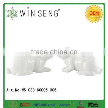 2016 Easter Decoration Custom Cute Funny Ceramic Easter Rabbit Figurines photo-2