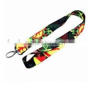 OEM polyester lanyard/dye sublimation lanyard/clearly printed lanyard