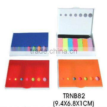 Best selling sticky memo pad with plastic box for promotion