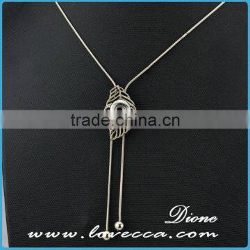 Fashion Jewelery Hot Products Pendant Snap Button Jewelry Necklace Press Snap Necklace With A Chain In Stock photo-4