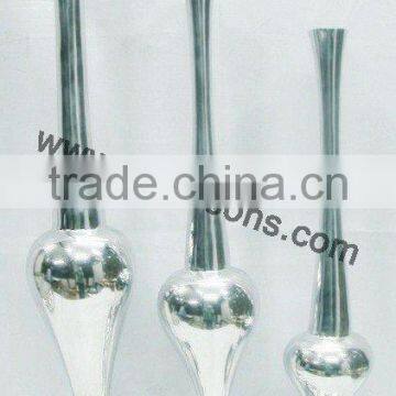 Aluminium Flower Vase In Cast Metal | Designer Vase Metal photo-5