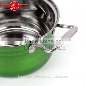 Natural Color Black Bakelite Handle Clear Glass Cooking Pot photo-6