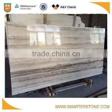 Silver white travertine slabs/tiles polished/honed selling