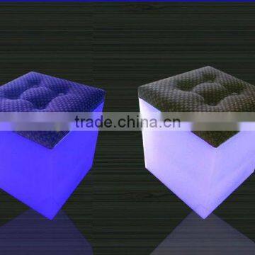 Modern Fashion Solar Powered Colorful Lighting Plastic LED Cube for Sale photo-2