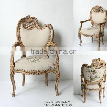 MD-1407-01 Leading Antique Furniture Pair Chair for Home and Hotel Decor photo-4