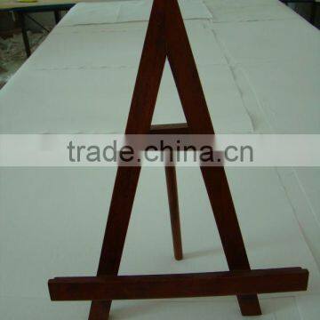 wood easel stand