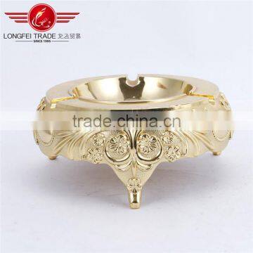 High Quality Gold-coated Stainless Steel Ashtray, Smoking Tobacco Tray, Ashtray photo-2