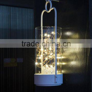 Desktop Glass Terrarium Decorative Warm White Led String Light photo-5