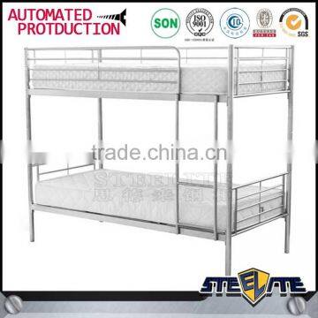 China Manufacturer Metal Children Bunk Bed Double Decker Iron Bed for Workers photo-3
