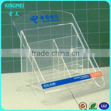 Shop Clear Table Top Acrylic A5 2 Tiers Brochure Display Holder, Magazine Rack photo-2