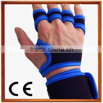 Custom Mens Leather Grip Workout Crossfit Bodybuilding Gym Weight Lifting Gloves